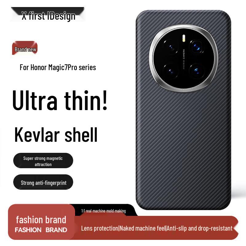 Honor Kevlar Aramid Fiber Magnetic Phone Case