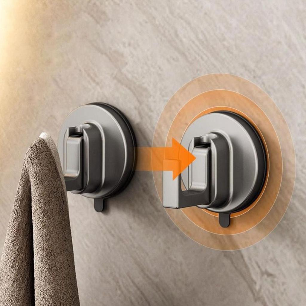 Suction Cup Hooks No Drill Hanger Non-Damaging Suction Cup Hooks with 15lbs Capacity for Coat Closet Kitchen Cabinet Wall Door