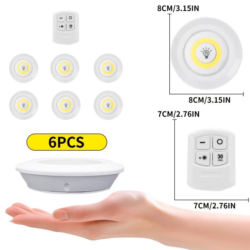סט 6 יחידות של נורות LED אלחוטיות חכמות