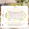 ZISIZ Floral Ceramic Dinnerware Set