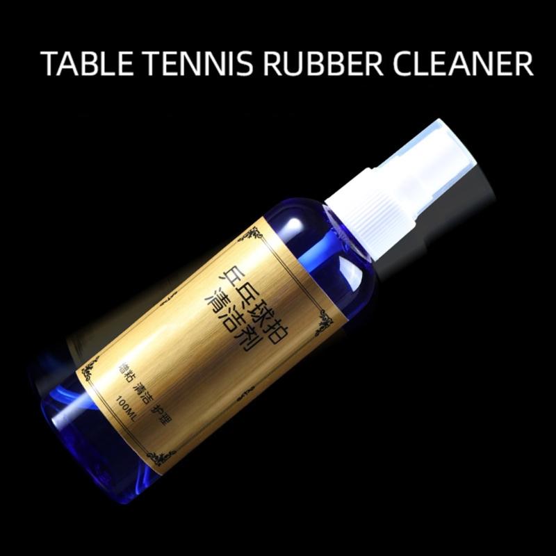 100ml Table Tennis Racket Cleaner Pressing Sprays Rubber Cleaning Maintenance Tackifier Table Tennis Bat Cleaning Tool