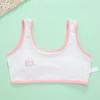 Girls' Pure Cotton Tank Top & Bra Set for Ages 9-13