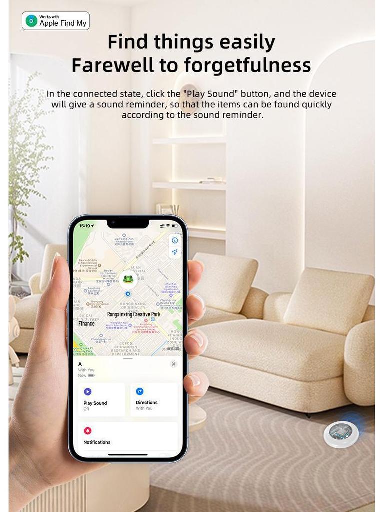 MFI Certified FindMy GPS Anti-Lost Device for Apple AirTag