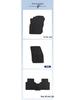 Waterproof Nylon Floor & Trunk Mats for FAW-Volkswagen Magotan (2016-2025)