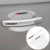 2026 Hot Car Sticker 8pcs New Car Door Handle Bowl Protection Transparent Anti-scratch Decals For Peugeot 308 408 508 RCZ 208 30
