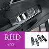For Mitsubishi Outlander 2023 2024 2025 LHD RHD Carbon fiber color Interior Decoration Cover Stickers ABS Accessories