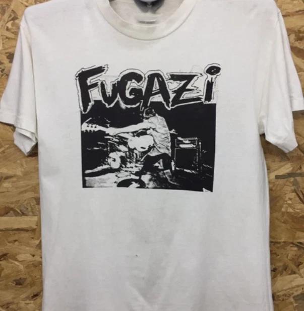 

80s Original Fugazi Band T shirt, Music Style Shirt Unisex Cotton 3XL