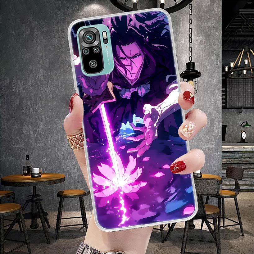 Bleach Kuchiki Byakuya Soft Phone Case For Xiaomi Redmi Note 15 14 14S 13 12 Pro Plus 12S 11 11S 11E 10 10S 11T 5G Fundas Coque