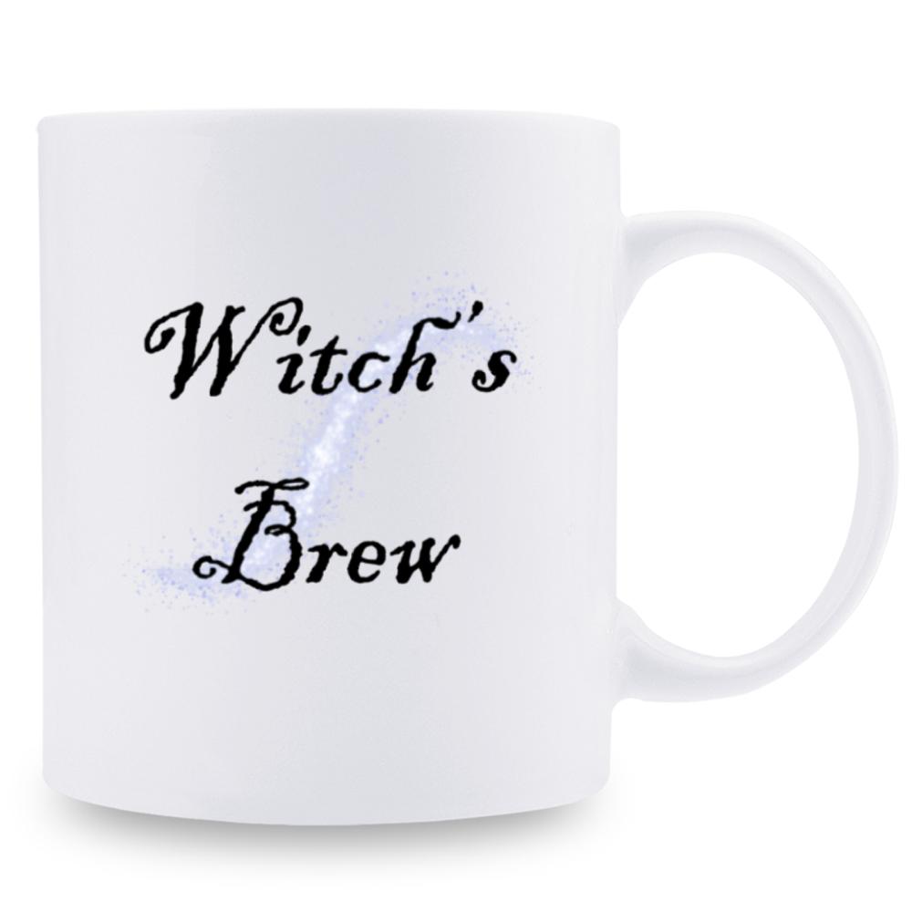 1pc 3A grade 11 oz witch's brew ceramic coffee mug for room Halloween decoration Birthday Christmas Holiday Perfect gift