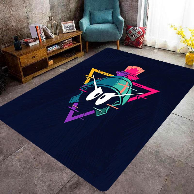 Marvin Martian DJ Funk carpet Living room and bedroom mats floor mats Christmas gifts Room Bathroom mat