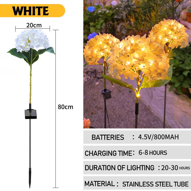 Solar Garden Lights Outdoor,Solar Flowers Lights Outdoor,8 Lighting Modes Solar Lights Outdoor Garden Decorative for Yard Lawn Pathway Decoration