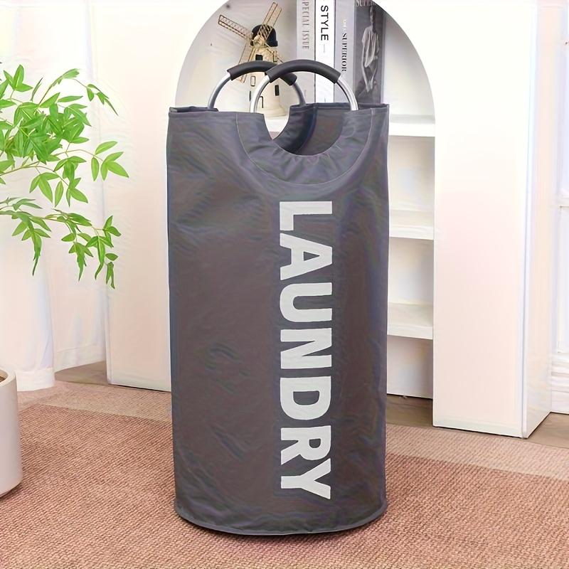 Oxford cloth laundry bag, dirty clothes storage basket, foldable bathroom clothes bucket, large-capacity dirty clothes basket