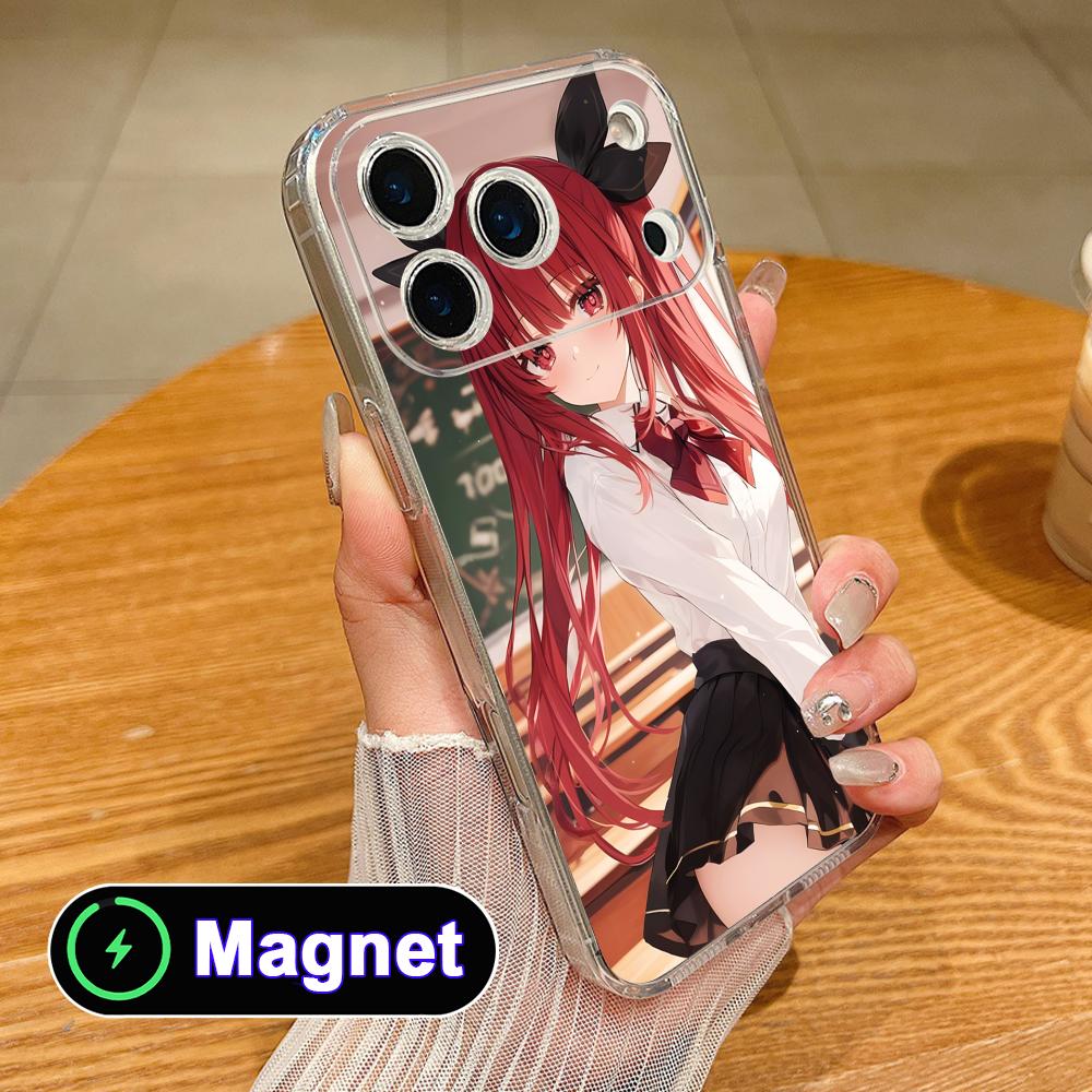 

Date a Live Kotori Itsuka Clear TPU Magsafe Mobile Phone Case for iPhone 17 16 15 14 13 12 11 Air Pro Max Plus Mini Cover iPhone 11 Pro Max