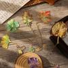 Gilt-Edged Metal Bookmark Pendant Design Reading Bookmark Leaf Bookmark Book Accessories