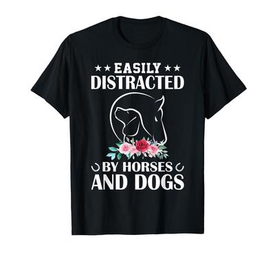 Easily Distracting Horseback Riding T-shirt