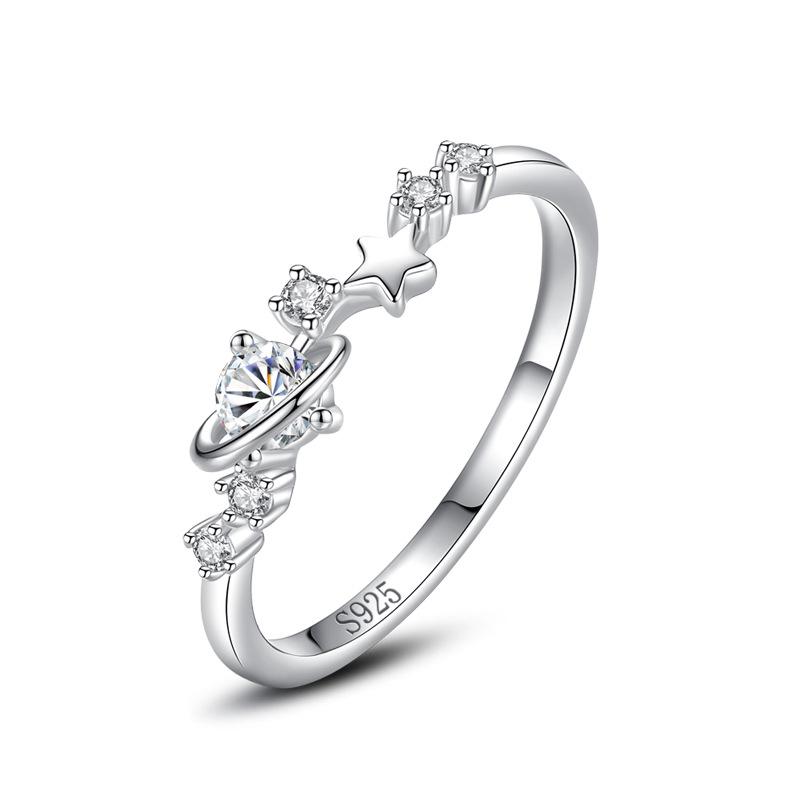Ada Jewelry Factory  Fournisseur Bijoux Sterling Silver 925  Women Zircon Ring 5