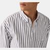 Levis Loose Comfortable Striped Breathable Short Button Long Sleeve Shirt Men Shirts 004GC-0002
