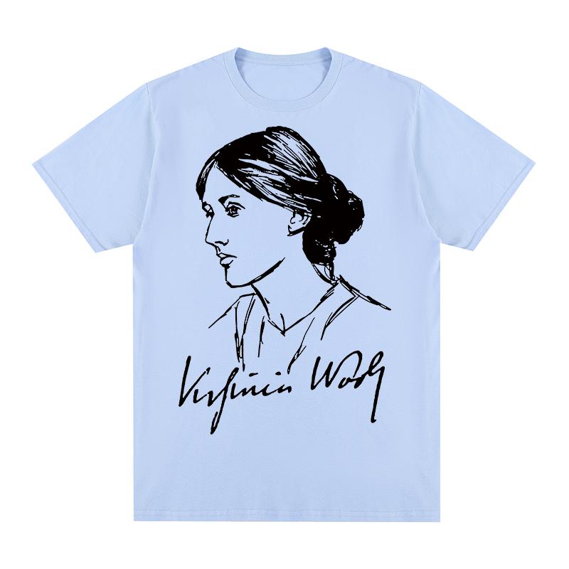 

Virginia Woolf Vintage Tshirt author writer Stream of consciousness Cotton Unisex T shirt New TEE TSHIRT Womens tops 3XL