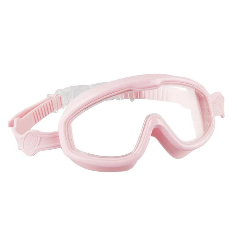 Outdoor Swim Goggles Large Frame Waterproof and for Kids Anti-Fog UV Protection Swimming Glasses for 8-13 Years Children