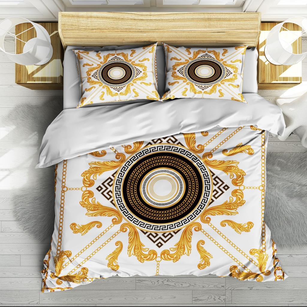 Three-Piece 3D Printing Four-Piece 3D Large-Size Pattern Bedding