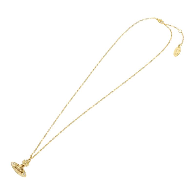 Vivienne Westwood Spherical Hollow Design Brass Necklace Women s Gold 6302016002R108