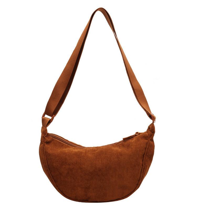 Trendige Cord-Knödeltasche Damen 2023 Neue Leichte Umhängetasche Urbaner Minimalistischer Stil