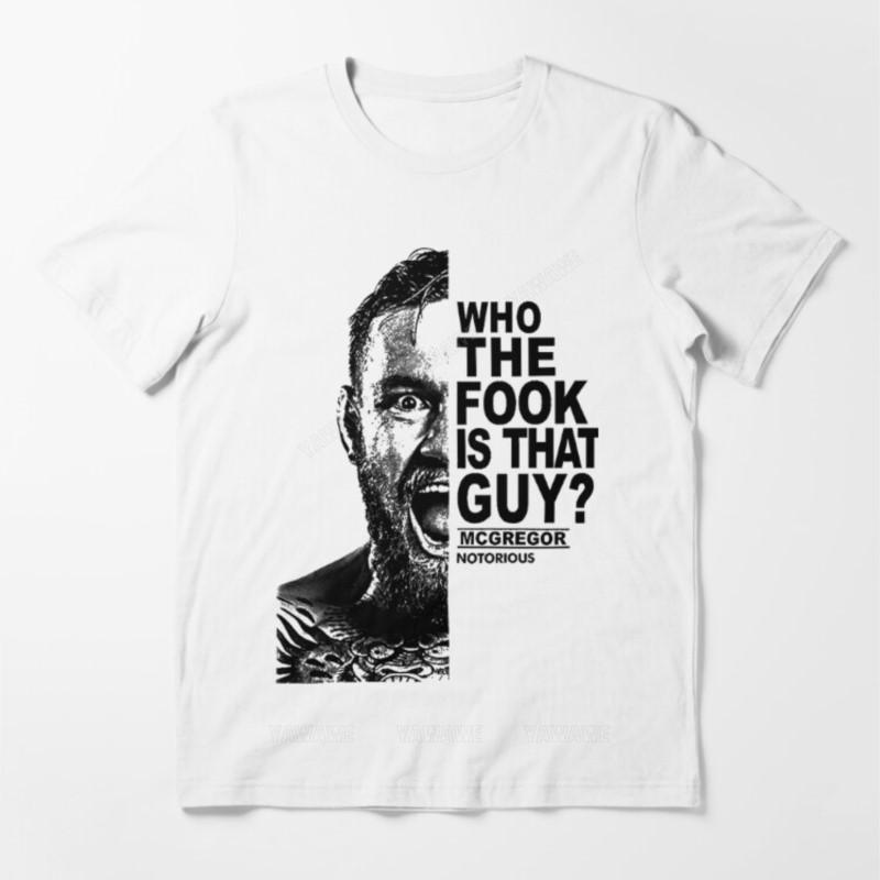 

Beach man tee shirt fashion print tees who the fook is that guy Essential T Shirt teenager cotton tee shirt male summer top S