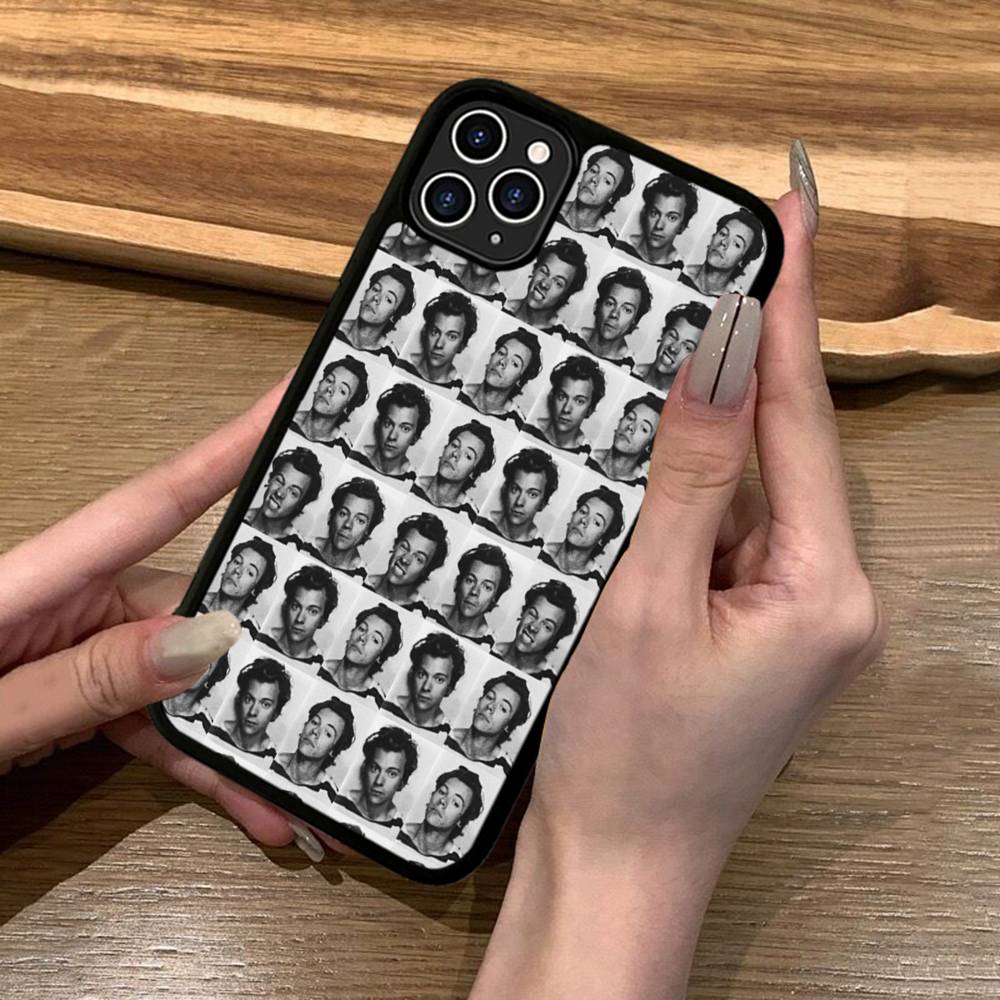 Famous H-Harris Singer S-Styles Phone Case For Iphone 11 12 13 14 15 Pro Max 17 16 Plus Hard PC+TPU Back Cover