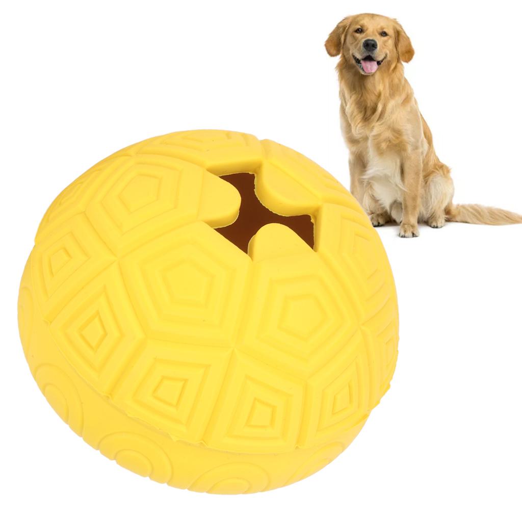 Pet Treat   Chewing Teeth Grinding Interactive Slow Feeding Rubber Tortoise   Dog Food Dispensing Toy