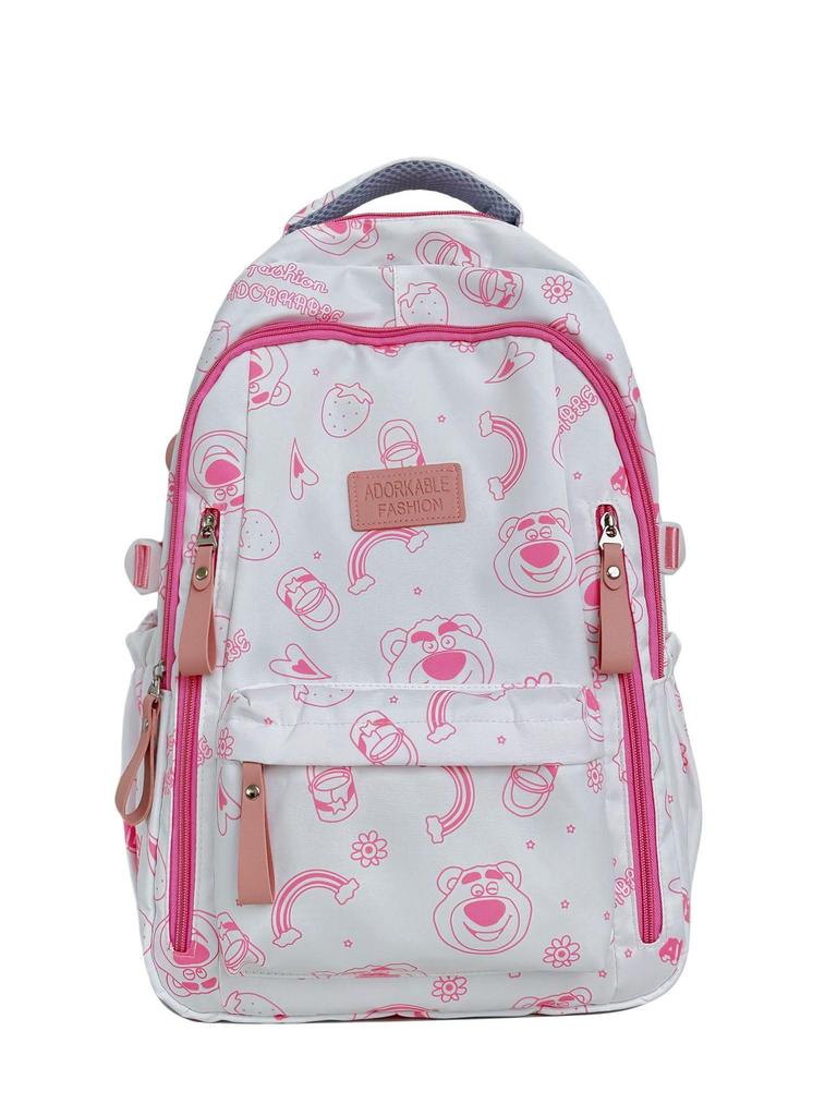 2025 Versatile Durable Backpack: Large Capacity for College & High School Students, Travel & Computer Use, Stylish Ins Design