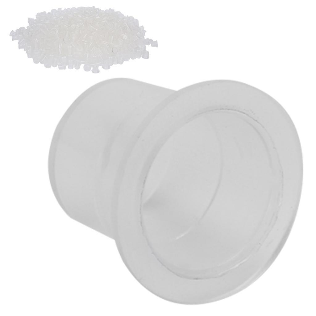 1000pcs Disposable Tattoo Ink Cups Plastic Microblading Pigment Caps Tattoo SuppliesL 19 x 11mm