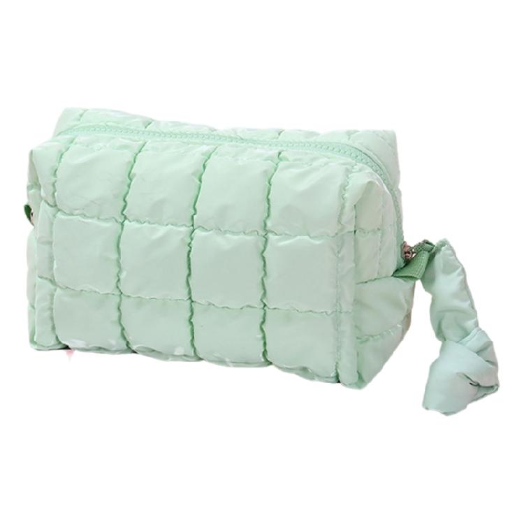 Puffer Makeup Bag Quilted Cosmetic Pouch for Women Large Travel Toiletry Organizer Suitable for Various Occasion