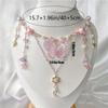 Fashionable Beaded Butterfly Pendant Necklace Choker Necklaces Chain Party Gifts for Fashion Forward Women