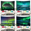 Northern Lights Landscape Tapestry Living Room Decoration Background Cloth Bedroom Hanging Cloth