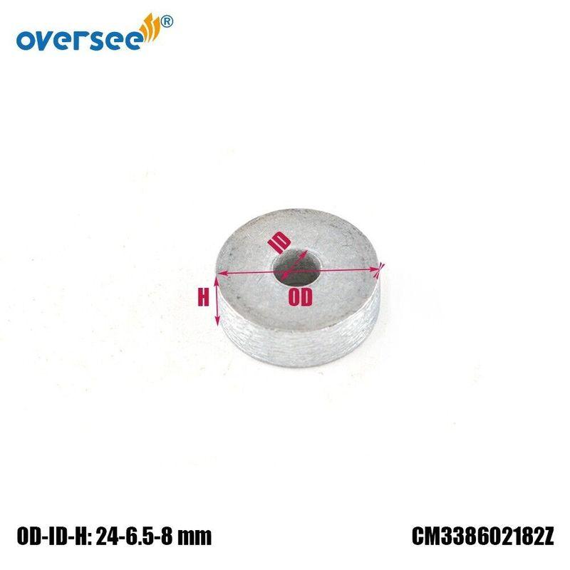 338-60218 Zinc Anode For TOHATSU Outboard Motor MFS2.5HP To 40HP 338-60218-2;338602182M