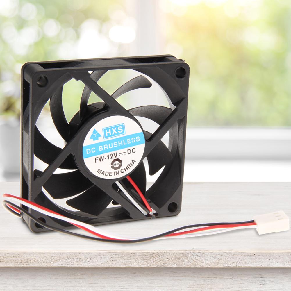 70mm PC CPU Cooling Cooler Fan DC 12V 3Pin PC Case Chassis Fans 2200RPM Radiator Fan PC Case CPU Cooling Cooler Fan for AMD K8