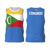 HUANGSE Basketball Jersey Sports Fitness Vest 3D Customized Men's Vest Casual, Comfortable, Loose, Quick-drying and Sweat-wicking