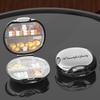Compact 7-Day Pill Organizer: Mini Portable Medicine Box for Daily Health Supplements