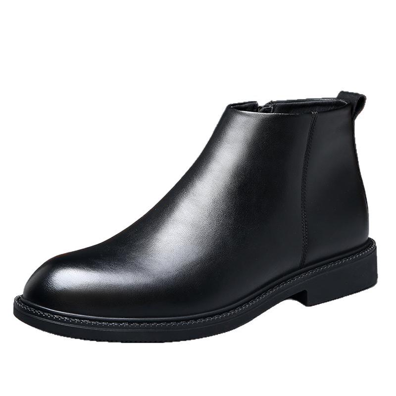 Martin 2025 Herren Atmungsaktive Vielseitige Leder High-Top Stiefel - Formell/Casual Echtleder mit Samtfutter