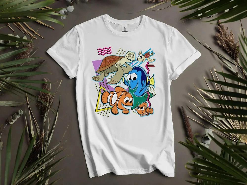 Finding Nemo Cartoon Nemo And Friends TShirts S