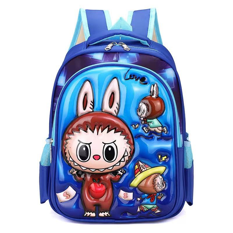 School bag cartoon animation primary school students inch D shell large capacity ultralight children's backpack