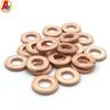 Free Ship! ALYTEST 50PCS 7x15mm Common Rail Injector Nozzle Copper Pad Gasket for Diesel  Sealing Repair Tool Parts