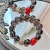 14Mm Large Particle Ice Obsidian Bracelet Bracelet.