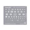 QIANLI Bumblebee Planting Tin Steel Mesh for Phone 6 To 14 Series CPU1-CPU2 A8-A14 Hard Disk Face ID  Repair Stencil