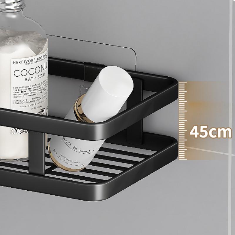 Bathroom Triangle Iron Shelf No Drill Metal Corner Shelf Kitchen Bathroom Accessories Storage Rack Shampoo Storage Rack