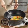 COOKER KING 30cm Non-Stick Flat Bottom Wok