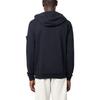 Stone Island FW23 Solid Color Logo Pattern Drawstring Hoodie Men hoodies Navy-Blue 791561620-V0020