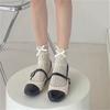 Lace Calf Socks Bowknot Middle Tube Sock Summer Hollow Out Stocking for Student Girl Lady Japanese Style Socks