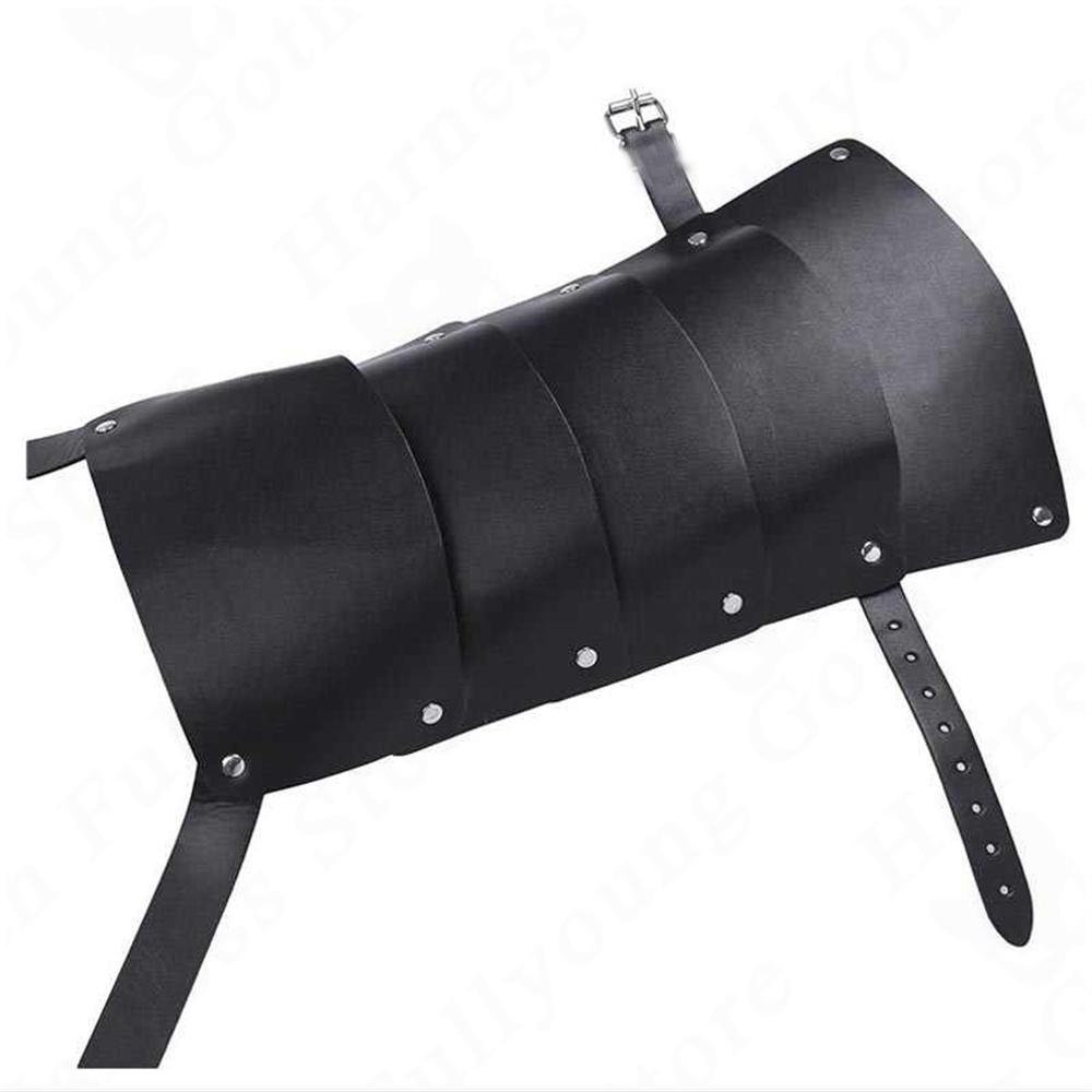 Gay Herren PU Leder Geschirr Doppelte Schulter Rüstungen Schnallen Sexuelles Körper Brust Geschirr Gürtel für Erwachsene Sex Cosplay Halloween Party