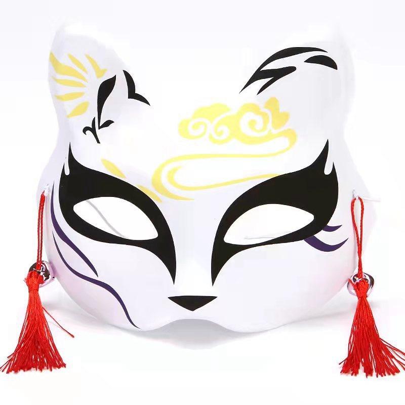 Japonský Fox Fairy Spot Fox Mask Kočka Fox Mask Žena Velkoobchod Výrobce TikTok Maska stejného stylu Stall Scenic
